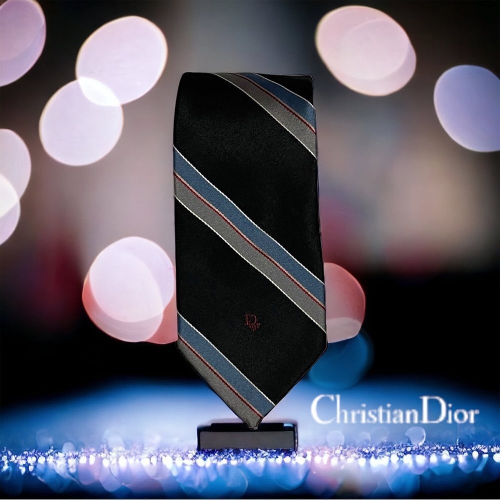 Vintage Christian Dior Monogram Tie